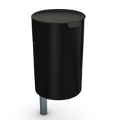 Papperskorg platsgjutning