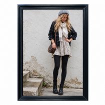 Klickram Antik 50x70 cm - Svart snäppram