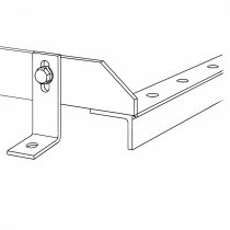 Skiss med cykelbas och förankringsvinkel för ytmontage