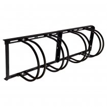 Cykelställ vägg svart – Modell 500 med 4 cykelplatser