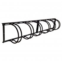 Cykelställ vägg svart – Modell 500 med 6 cykelplatser