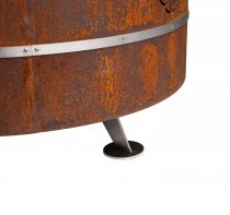 Lucas Eldstad i Cortenstål ø 95 cm