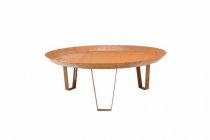 Elegante eldstad i Cortenstål - ø 72 cm