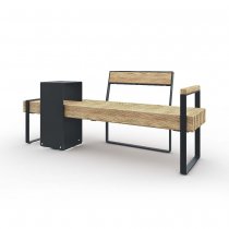 Momentum kaffebord tillsammans med Parksoffa i assymetrisk form