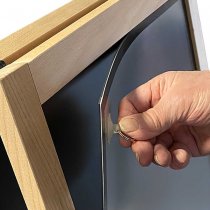 Högt griffelställ med magnetplast