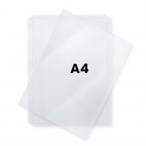 Frontplast A4 format skyddsplast till trottoarpratare