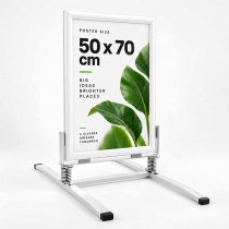 Gatupratare Wind sign med 50x70 affisch