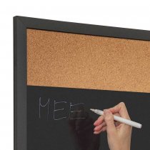 Griffeltavla med kork - 60x90 cm
