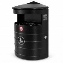 Hundlatrin Classic 20L Svart papperskorg