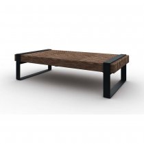 Momentum Divan utebänk 6 personer – premium brun och RAL 9005 stål