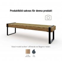 Linoljebehandlad utbänk med stål i RAL7024