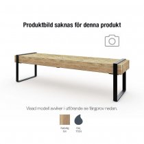 Naturlig ton på parkbänk och stål i RAL7024