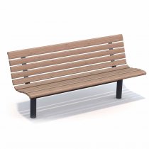 Parksoffa Sofiero för platsgjutning galv