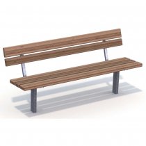 Ekeby Parksoffa - Barkbrun - Galvad