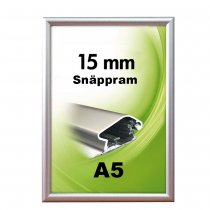 Posterram A5 15 mm smal ram - Silver