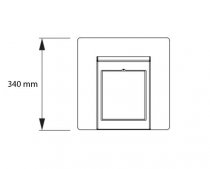 Låsbart golvstativ till Samsung Tab 10,1" - Vit