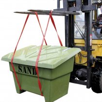 Gruslåda 250 liter - Svart