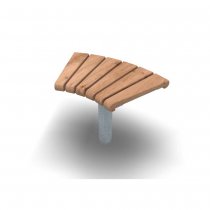 Sofiero Parkbänk Svängd 45°