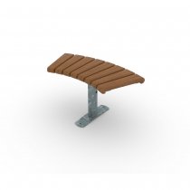 Sofiero Parkbänk Svängd 45°