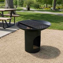 Stor i grill i kompakt format på offentlig plats