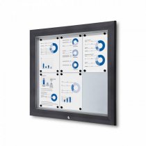 Skyltskåp Utomhus för 6 st. A4-dokument