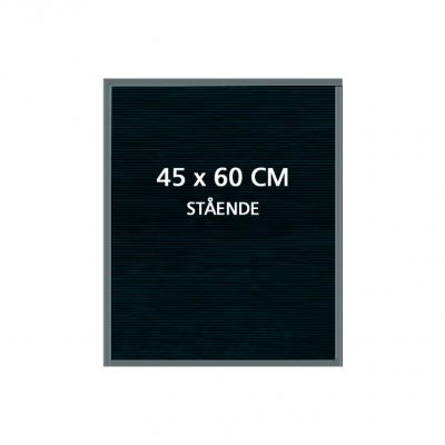 Bokstavstavla Filt 45x60cm Stående