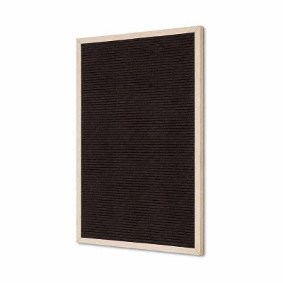 Retro bokstavstavla med filtpanel och träram