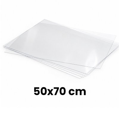 Frontplast klar 50x70 cm 5-pack transparent frontplast