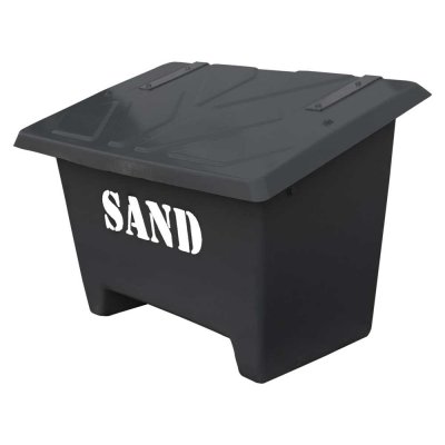 svart gatusandlåda 250 liter