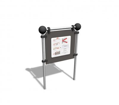 informationsskylt instruktioner för lekplats