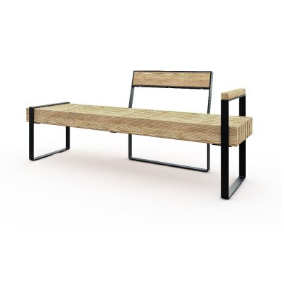 3-sits parksoffa momentum i naturlig färg