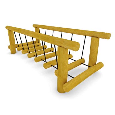 bolve hängbro med rörliga linor