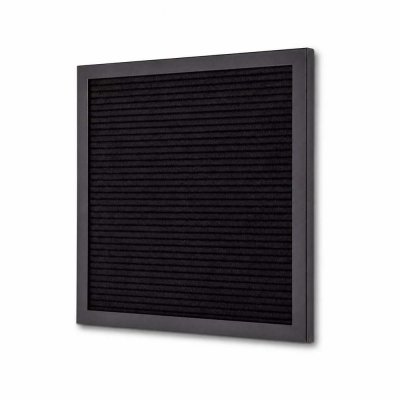 bokstavstavla 30x30cm i svart träram