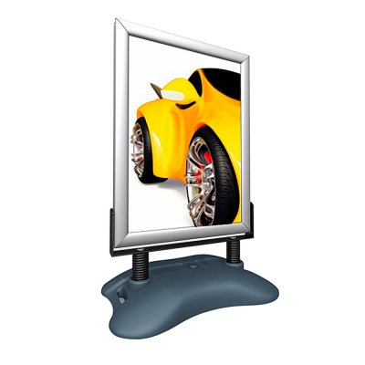 Wind wheel sign 50x70 silver. Windsign smart