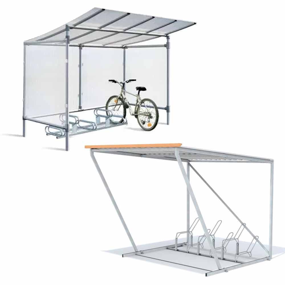 Cykelgarage cykelparkering utomhus