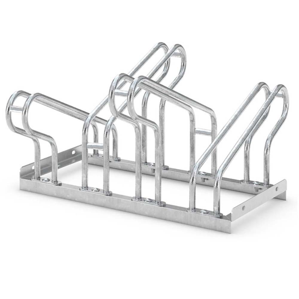 Cykelställ med dubbelsidig cykelparkering