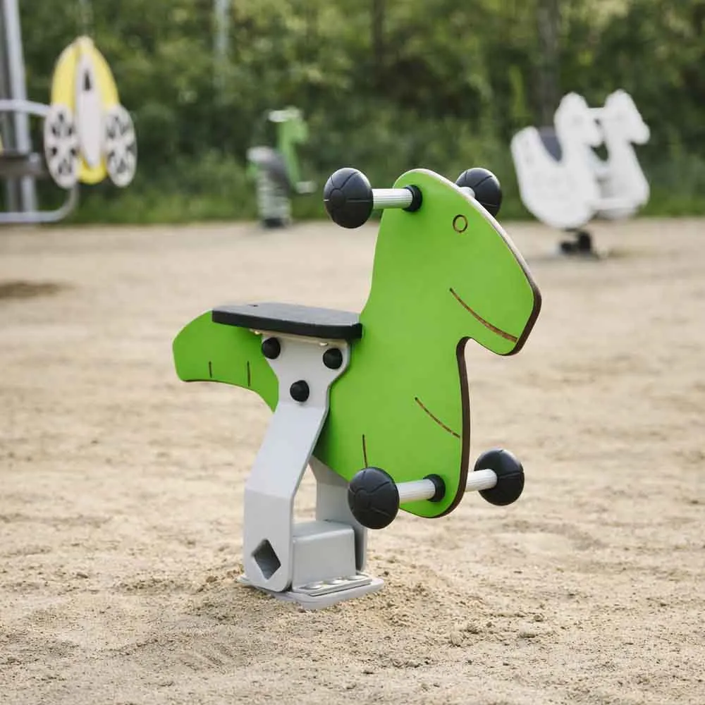 Fjädergungor för offentlig lekplats