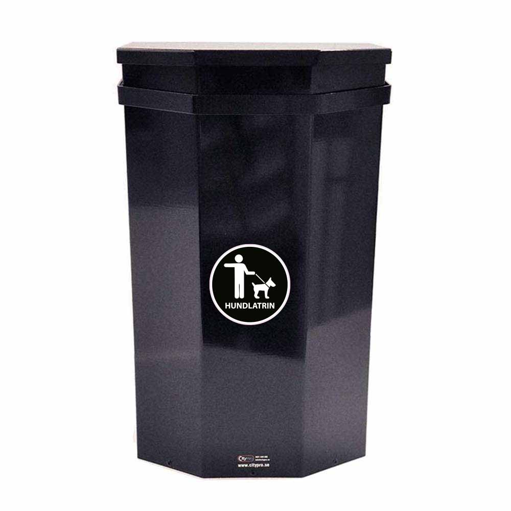 Hundlatriner papperskorg för hundbajspåsar