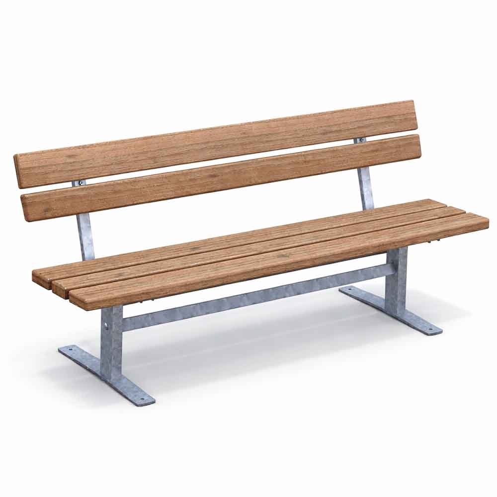 Parkbänk fristående parksoffa offentlig utemiljö