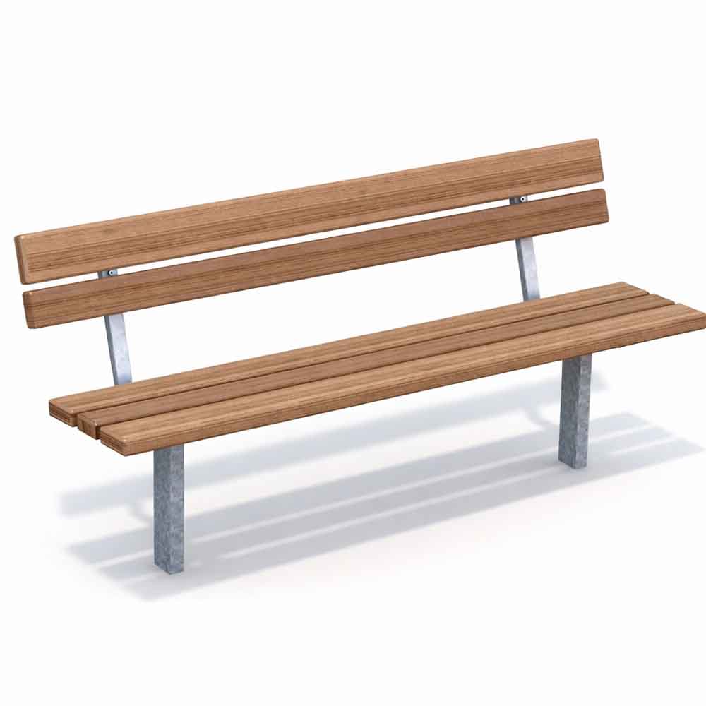 Parkbänkar och parksoffor för platsgjutning