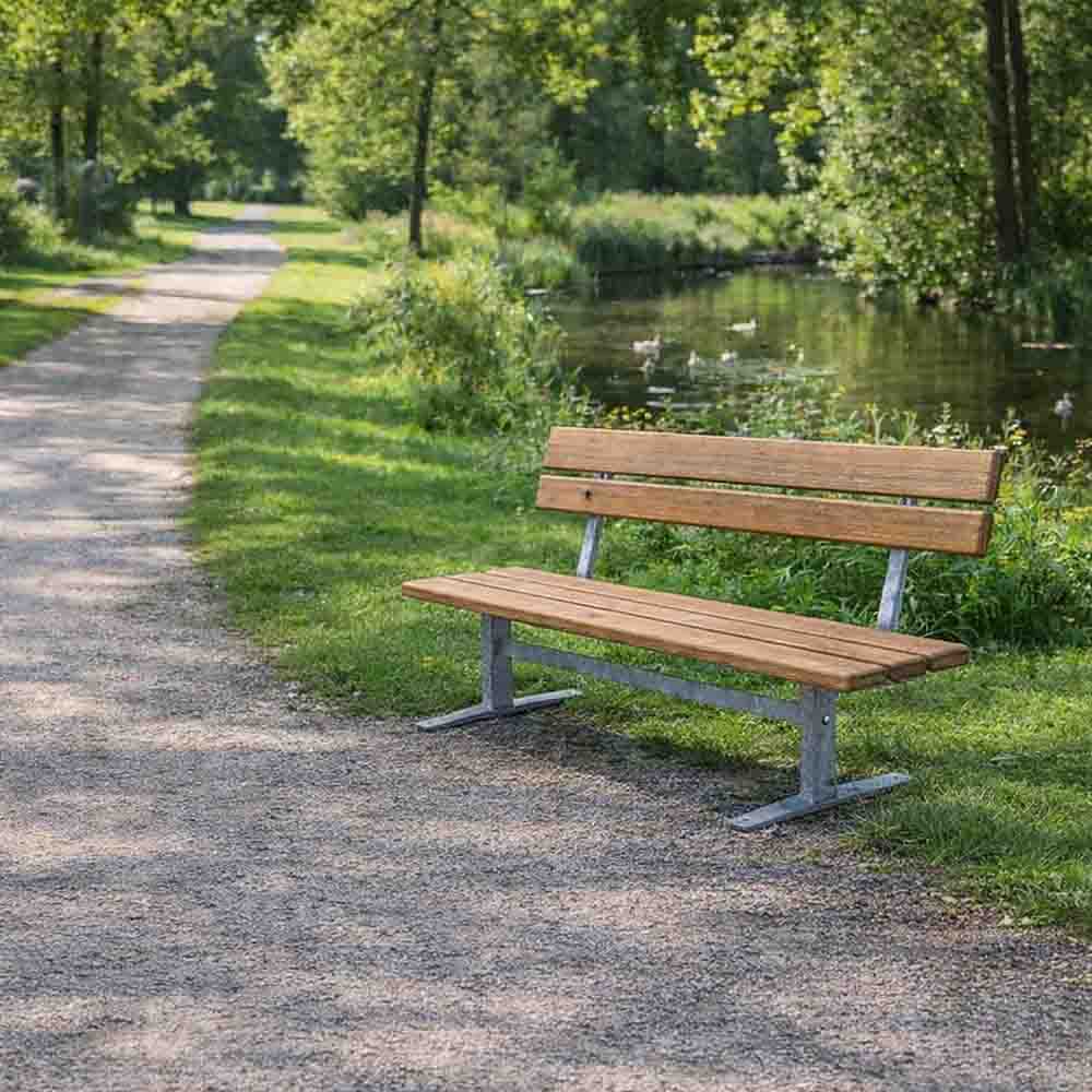 Fristående parkbänkar