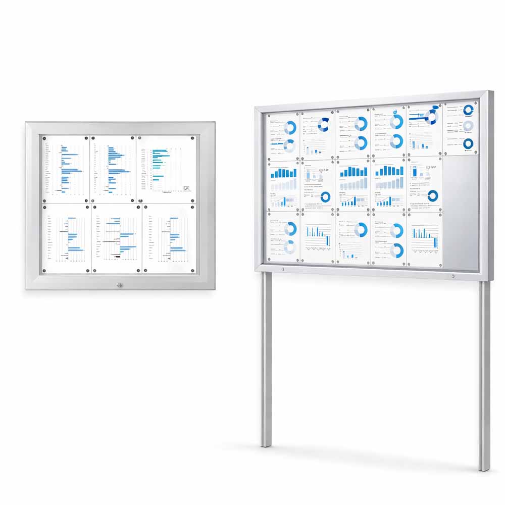 Billiga skyltskåp utomhus och inomhus