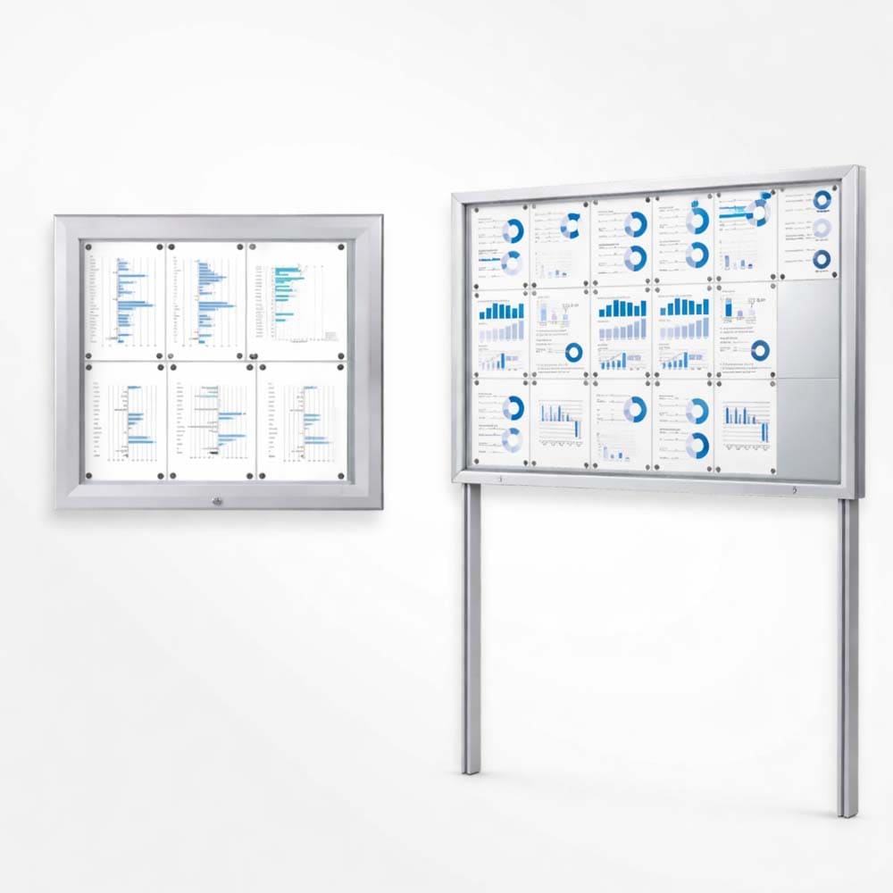 Billiga skyltskåp utomhus och inomhus