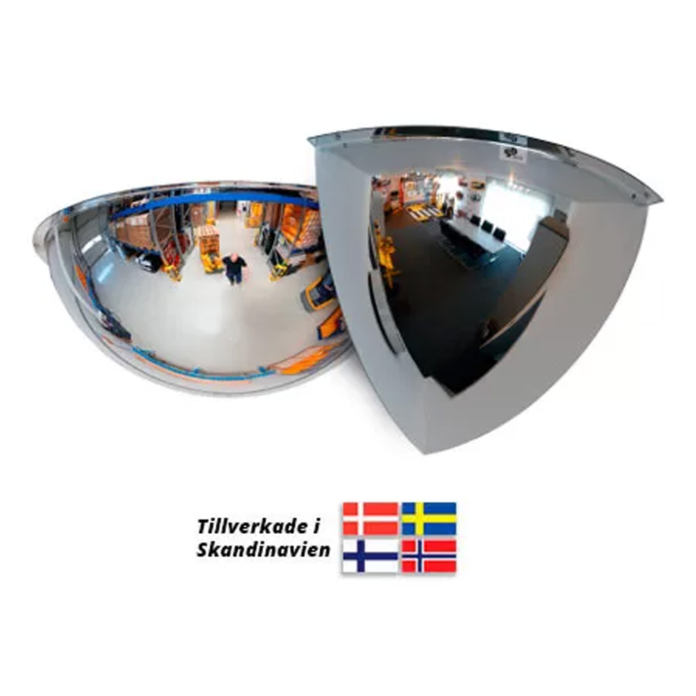 Kupolspegel för butik och lager
