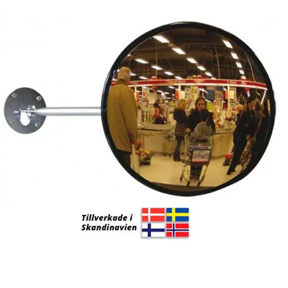 Övervakningsspeglar och butiksspeglar för säker miljö